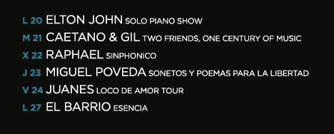 Programación Teatro Real Pop Fest