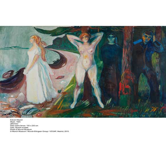 Mujer de Eduard Munch