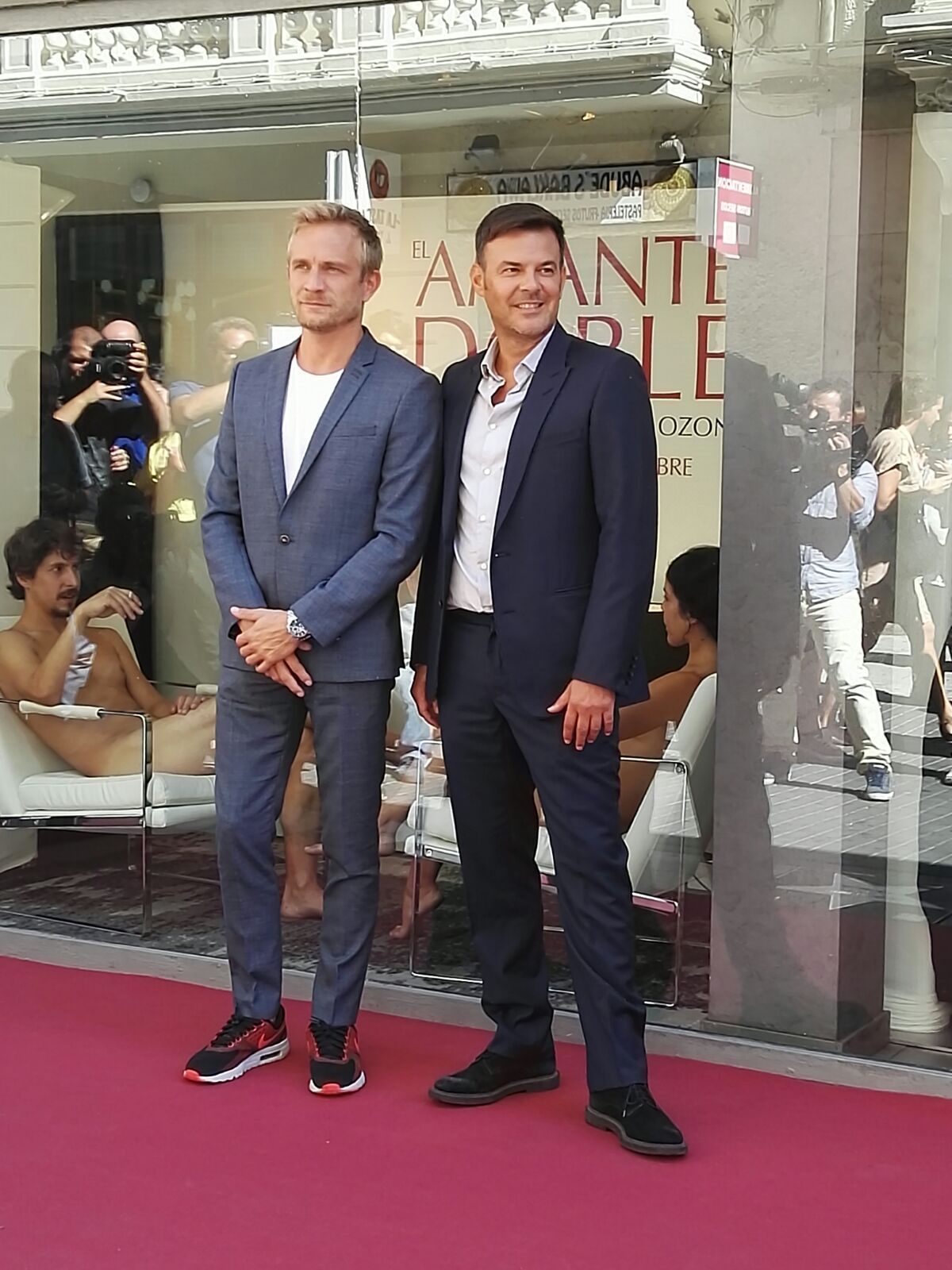 Presentación en Golem cines de 'El amante doble' /Renier y Ozon