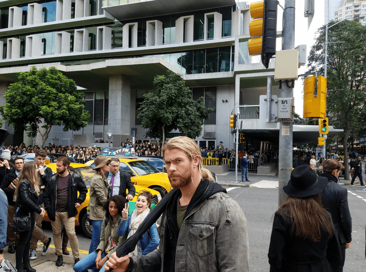 Chris Hemsworth en Australia