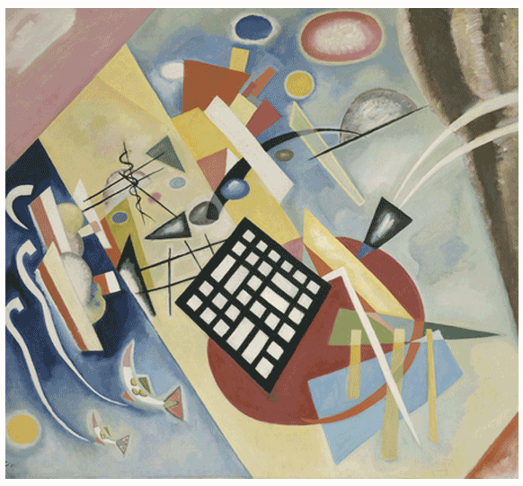 Las obras de Kandinsky iluminan el Centro Cibeles de Madrid