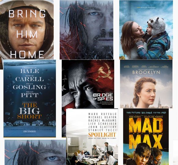 Ganadores de los Oscars de la mea del cine 2016: DiCaprio, MadMax y Spotlight