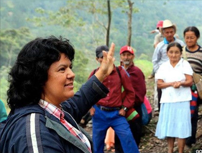 Berta Cáceres, ambientalista en Honduras es asesinada - muestra de cine