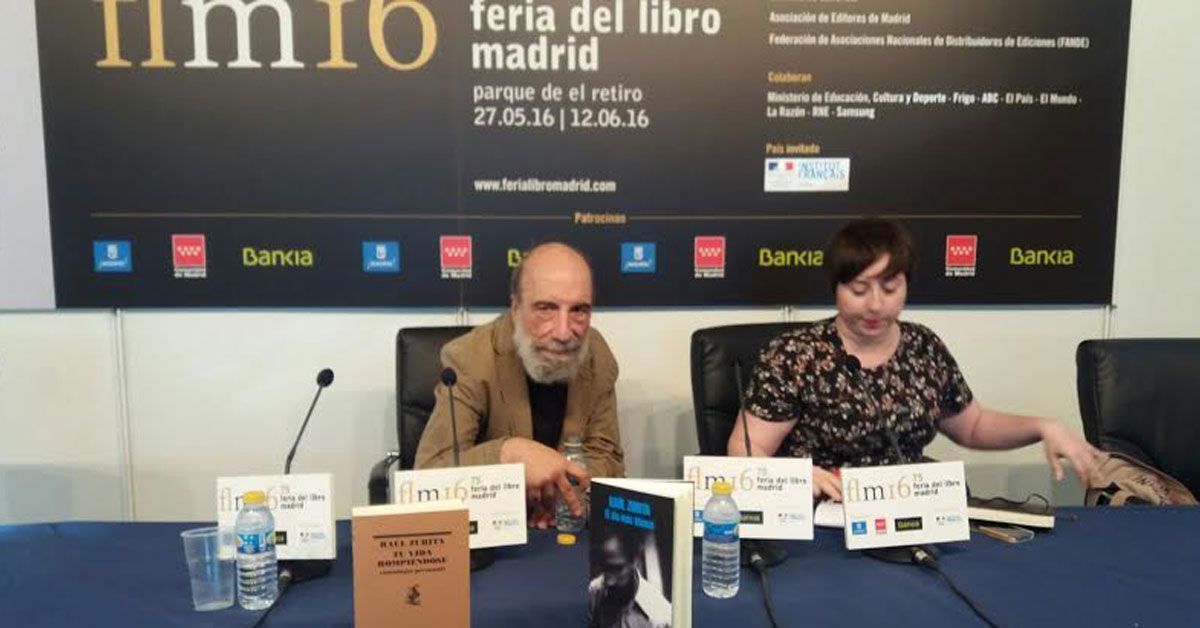 Raúl Zurita en Madrid: Sin literatura ni poesía la humanidad moriría