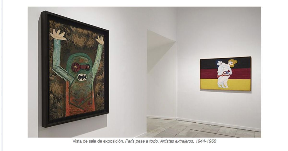 Reina Sofía expone a los artistas extranjeros del París de posguerra