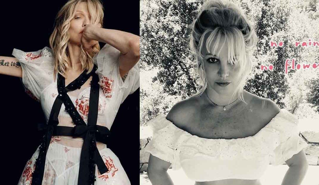 courtney Love apoya a britney Spears 2020