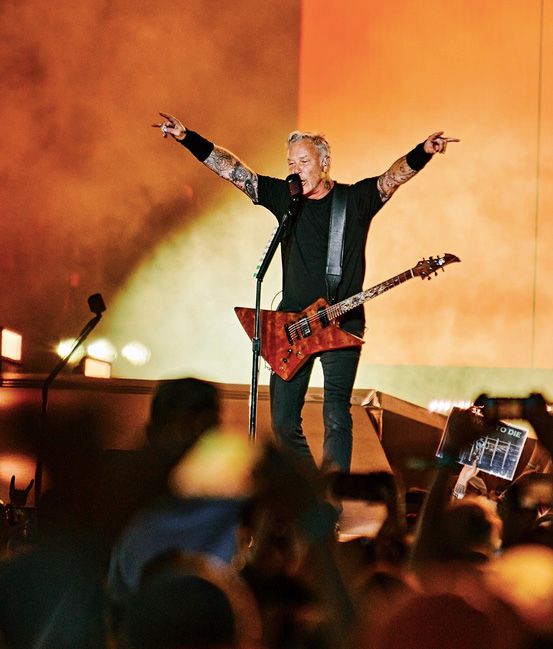 James Hetfield - Metallica en Mad Cool 2022 Valdebebas