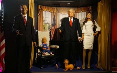 artista Nico Miranda interviene el Museo de Cera de Madrid con esculturas de Netanyahu, Ayuso, Milei y Abascal